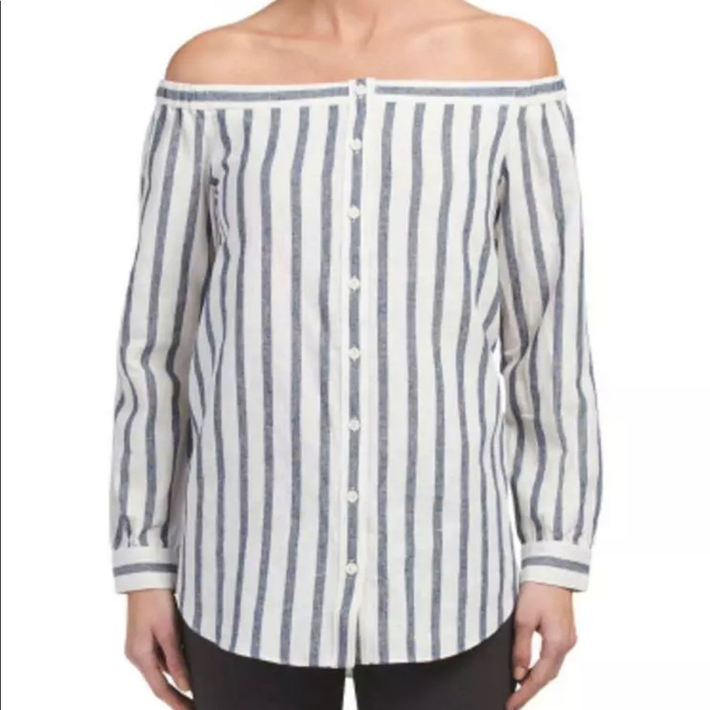 NWT! Derek Lam 10 Crosby off the shoulder top